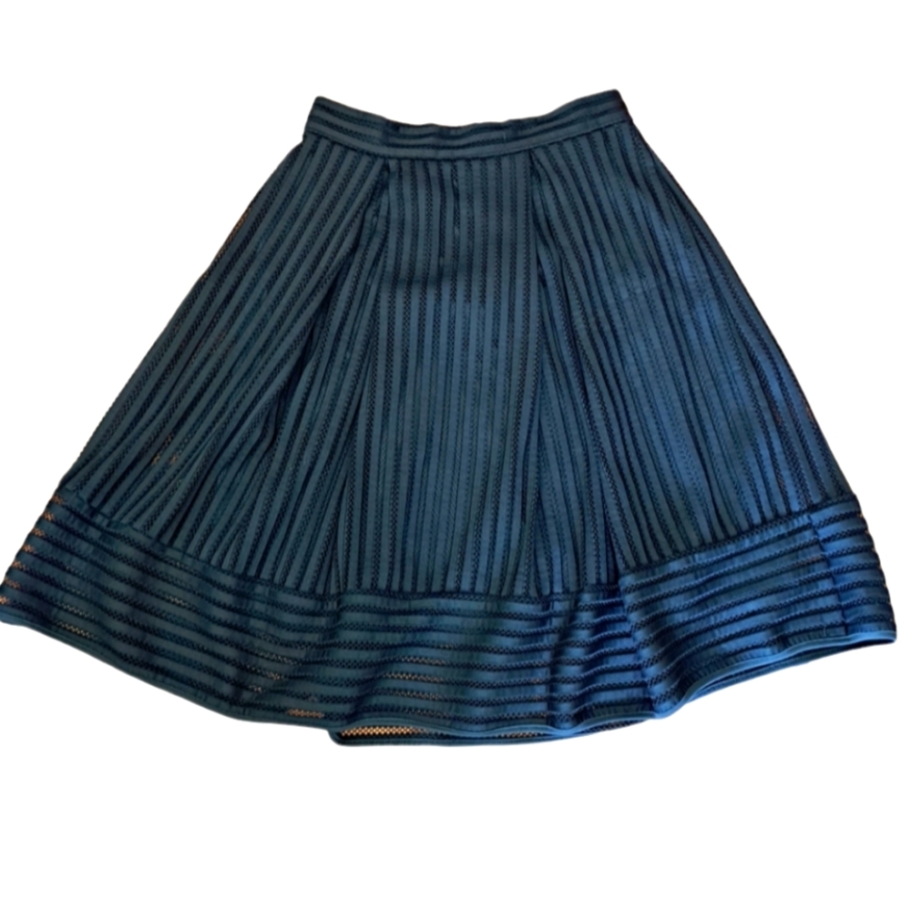 Faith and Joy Navy A-Line Skirt